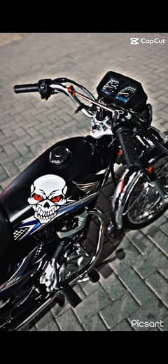 honda CG 125 black colour