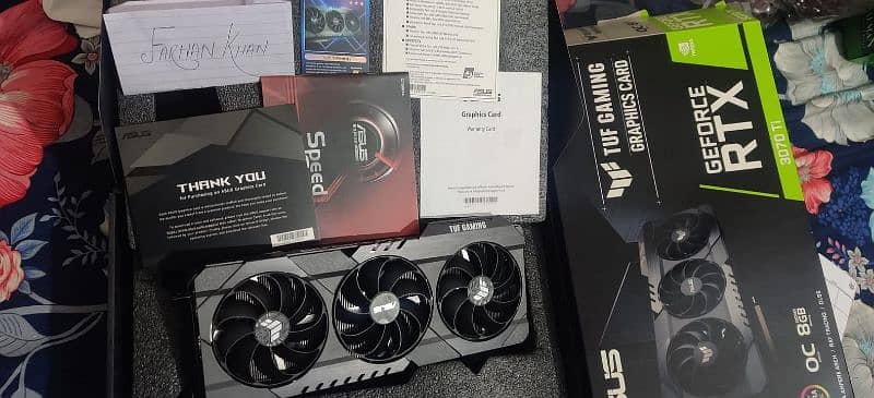 RTX 3070 Ti ASUS TUF SEALED WITH BOX LIKE NEW 0