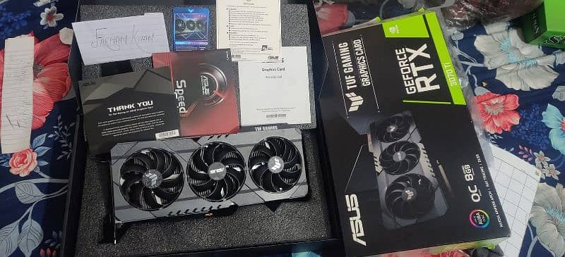 RTX 3070 Ti ASUS TUF SEALED WITH BOX LIKE NEW 1