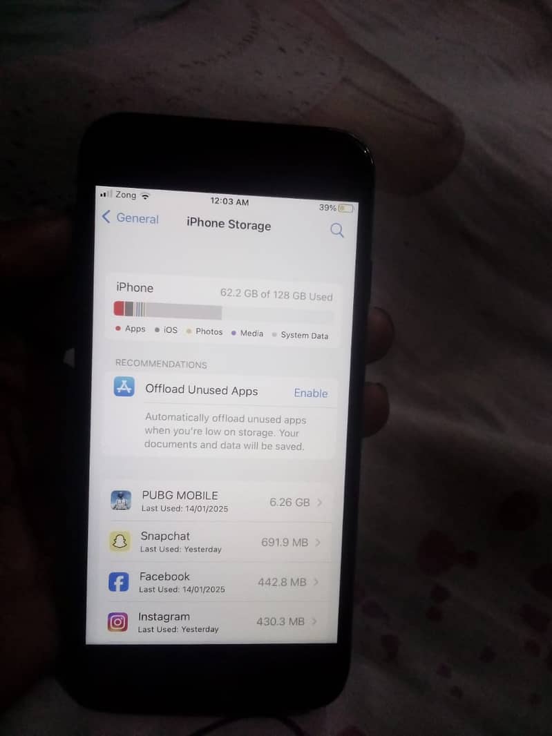 I PHONE 7 PTA APPROVED 128 gb 6