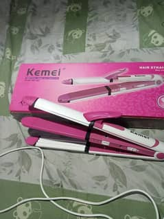 kemei 3 in 1 hair straightener