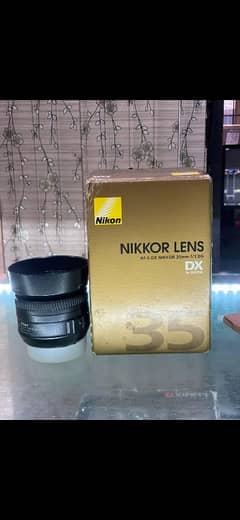 Nikon 35 mm 1.8 G lens for sale 100% ok