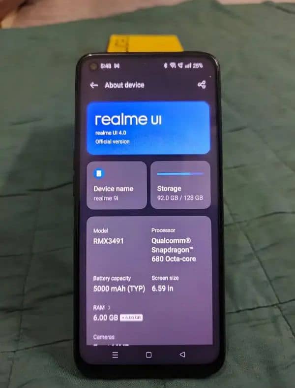 Realme 9i with box 12/128 5