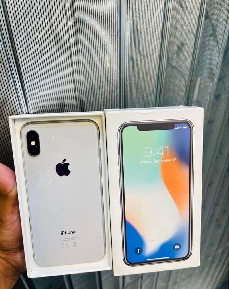 iphone x 256gb pta approved with box 0