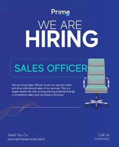 hiring sales officer and digitizer international Apply now