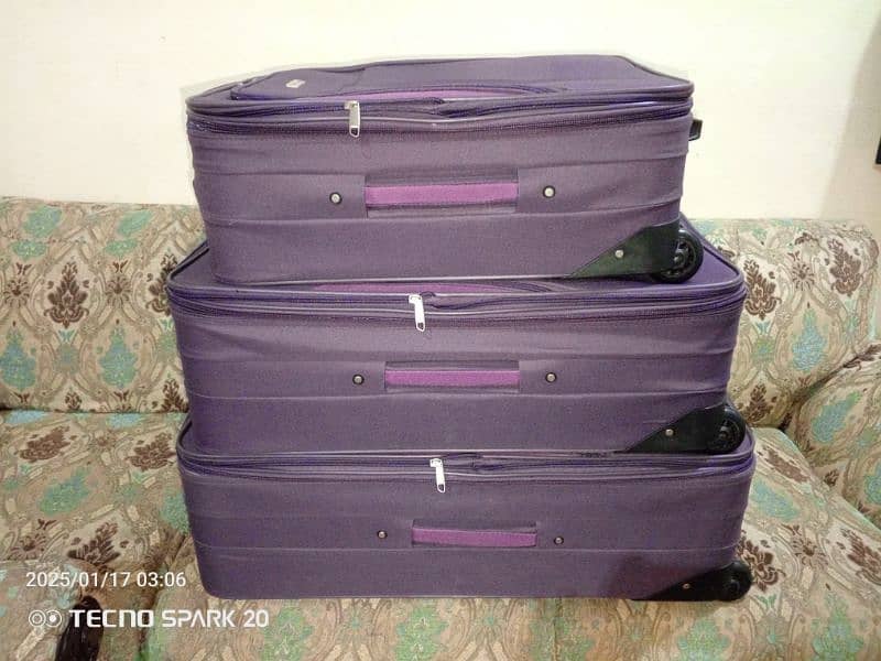 travel Land suitcase 3pice imported new 3