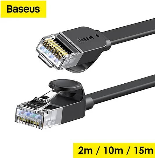 BASEUS CAT6 1000MBPS FLAT 15M ETHERNET CABLE- DAMAGED!!! 0