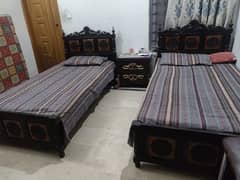 Chinioti Wooden Bed Set excellent condition. . .