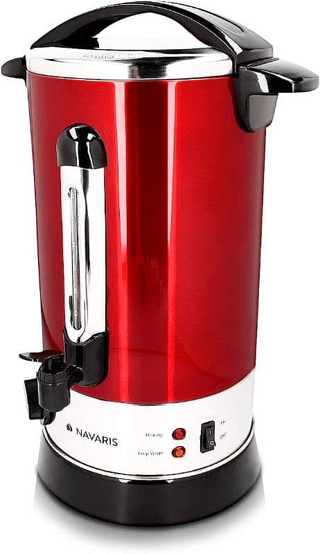 Navaris Mulled Wine Cooker Stainless Steel 10 L Can Also used 4 Coffee 1