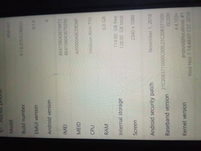 Huawei y8s 6/128gb non pta dubai se Liya tha urgentl sale 4