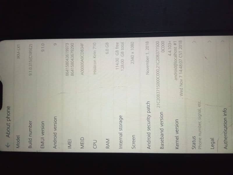 Huawei y8s 6/128gb non pta dubai se Liya tha urgentl sale 5