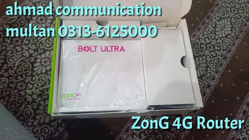 New ZonG 4G Bolt Ultra Wifi Router Available. 0