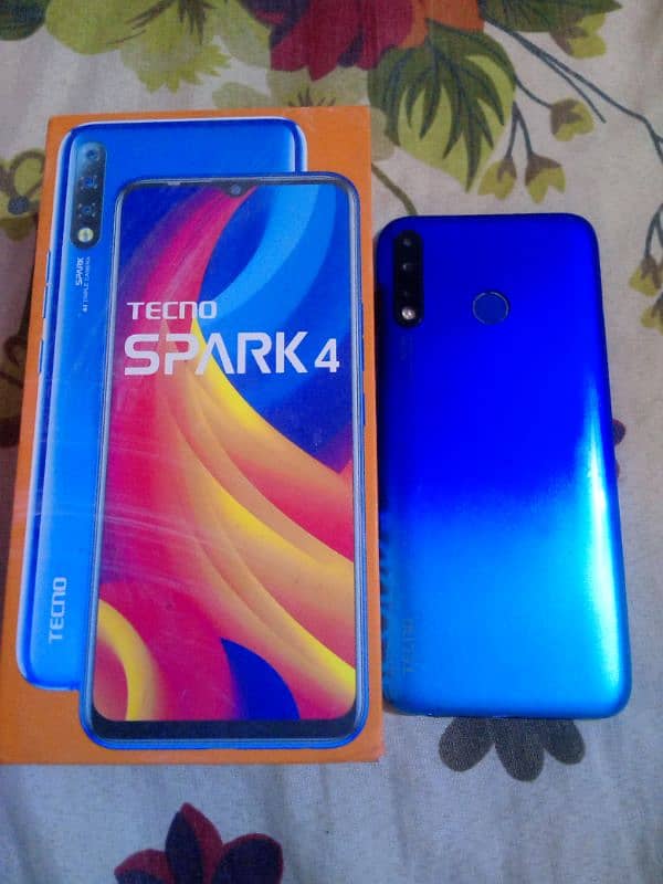 Tecno spark 4 3GB Ram 32GB ROM pTa official approved 0313/2606185 1