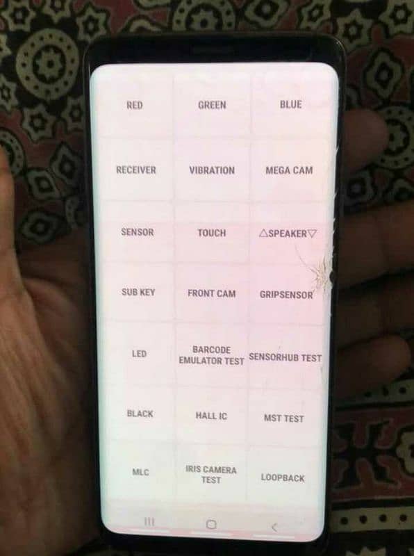 Samsung s9 Non PTA Shade End Halka Crack CASH need 1