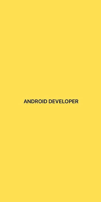 Android Developer (3-5 years of experience) 0