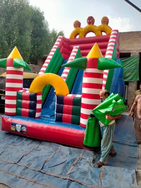 jumping castle/ token rides / jhuly / kids ride / kiddi ride / bacho k 16