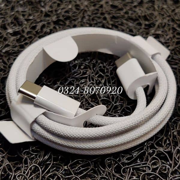 Original Apple C To C Charging Cable Iphone 15 16 Pro Max Data IOS 18 1