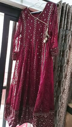 beautiful  long angrakha   style maxi just like new