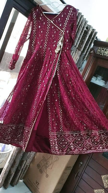 beautiful  long angrakha   style maxi 1