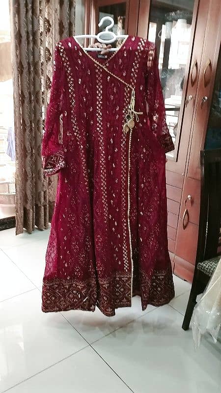 beautiful  long angrakha   style maxi 3