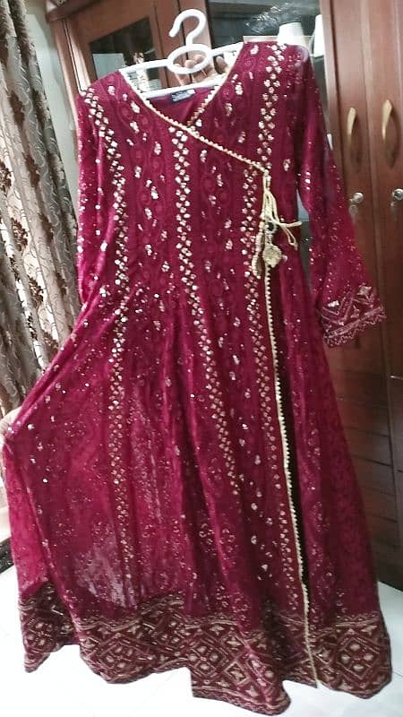 beautiful  long angrakha   style maxi 4