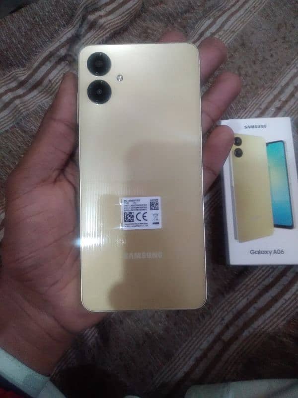 SAMSUNG A06 Mobile new Mobile 4/64 Gb just Box open 03099547046 all ok 5