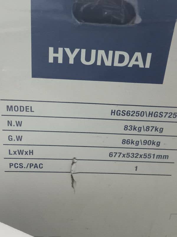 hyundai hgs6250 brand new use ni kai h 2