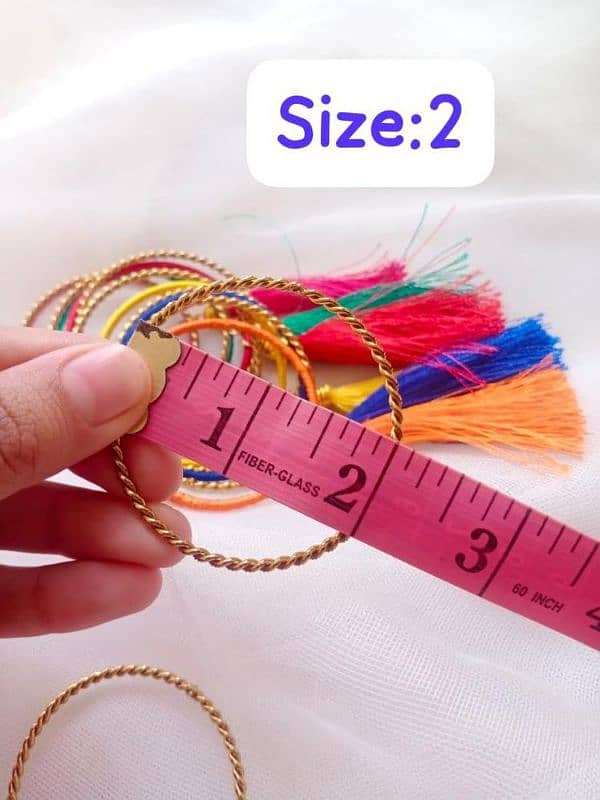 14 PC's multicolor kidz bangles 2