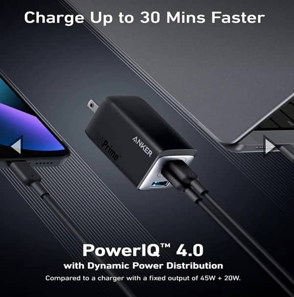 ANKER ka 100% Original 65w Tiro Charger hy 4