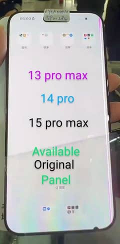 iphone 13 pro max/14 pro/15 pro max  100% original  icloud panels