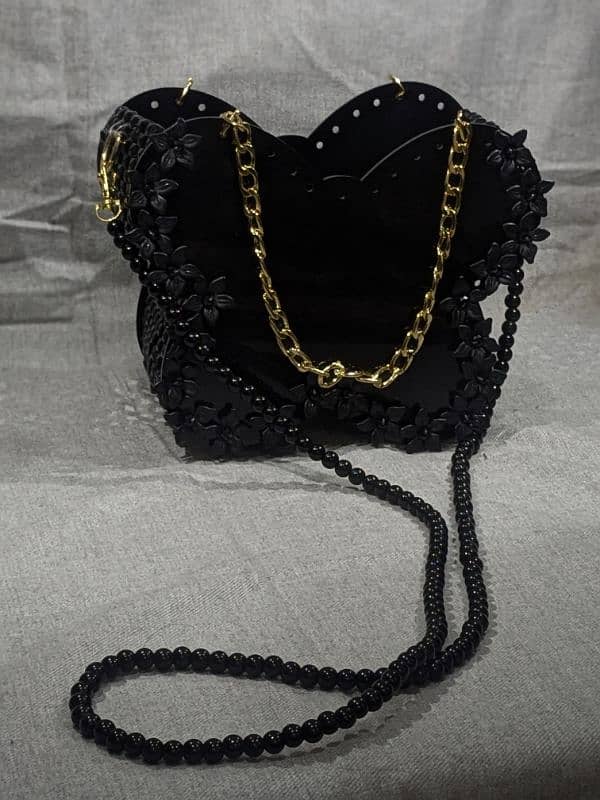 beaded bag | acrylic sheet bag | trending bags | customise bag | bag 2