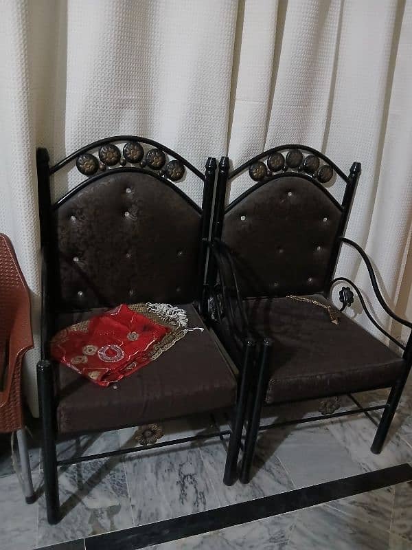 Iron sofa set 3