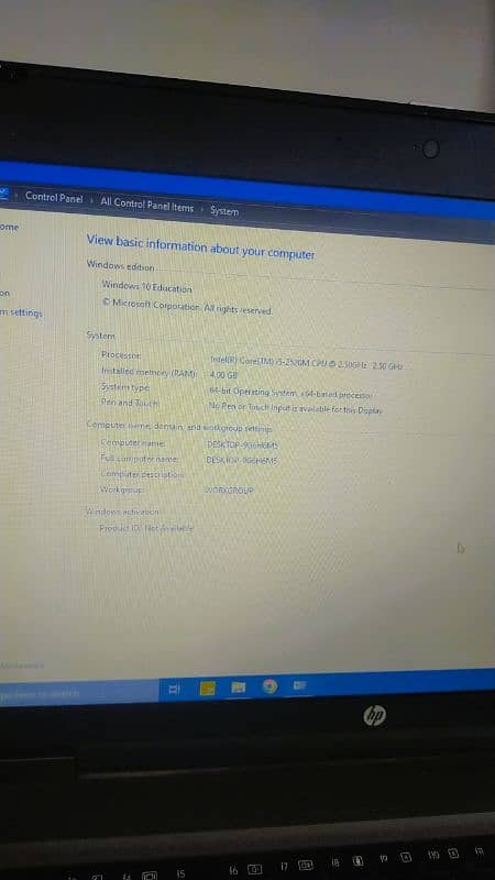 Laptop HP Core i5 2nd Generation In Excellent Condition 5