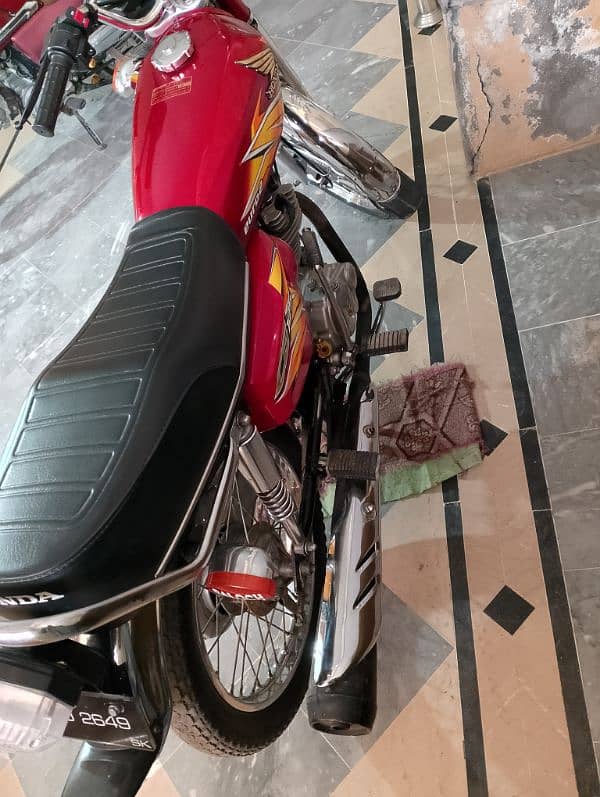 Honda 125model 2021 all Punjab number 4