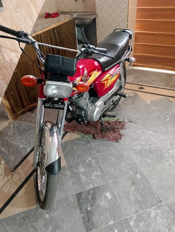 Honda 125model 2021 all Punjab number 5