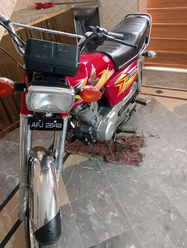 Honda 125model 2021 all Punjab number 7