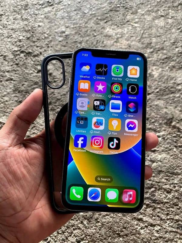 iPhone X 256 GB full box for sale PTA approved 0