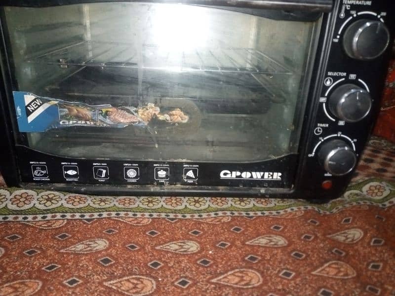 Microwave baking oven with all accessories new condition with box 1