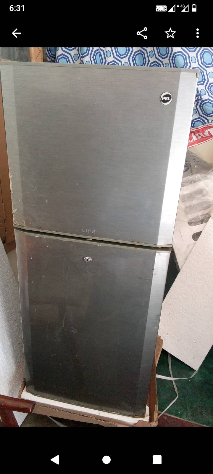 Pel fridge for scale 0