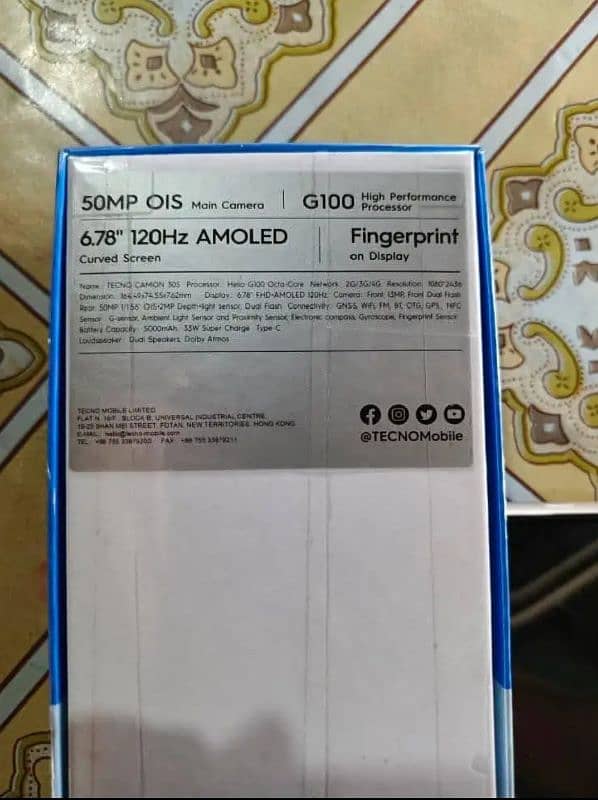 camon 30s 8/256 just box open 5