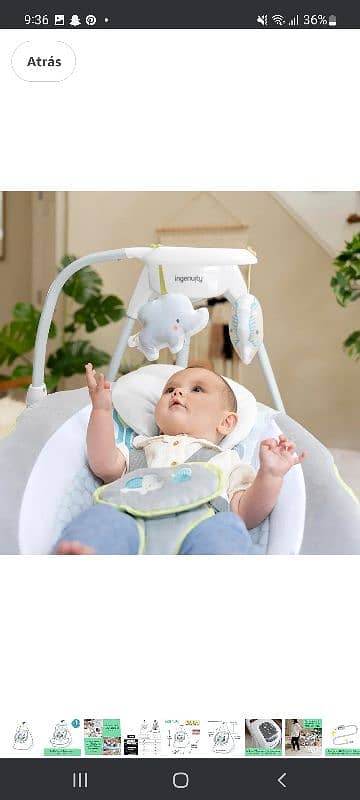 Baby Electric swing 2 in 1 0