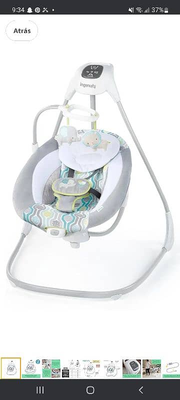 Baby Electric swing 2 in 1 6