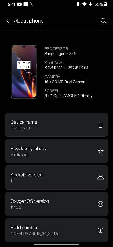 oneplus 6t 8+128 best gaming device 60fps nonpta exchange possible 4