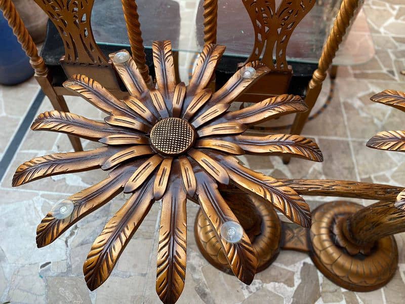 beautiful dining table with wooden chairs 1