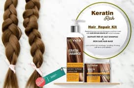 keratin hair mask & Sulfate free shampoo