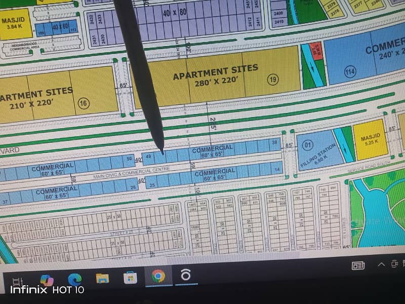 FMC Main Boulevard 120x65 ( 60x65 Pair Plots) for Sale in Faisal Margalla City Islamabad 0