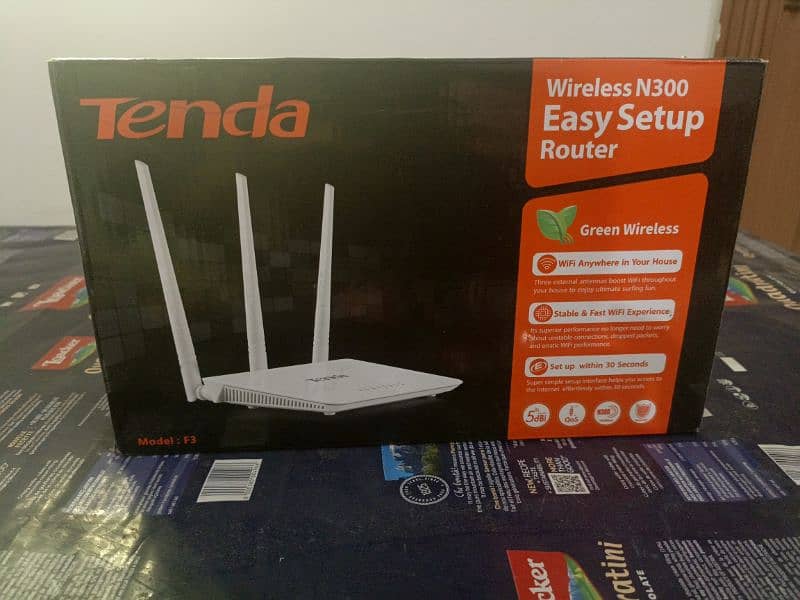 Tenda f3 wifi router 0