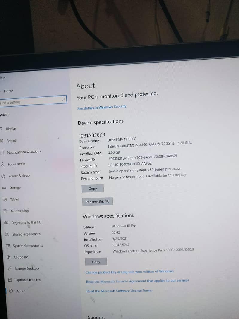 Computer for sale with 2GB Graphic Card SSD hard disc 128 1