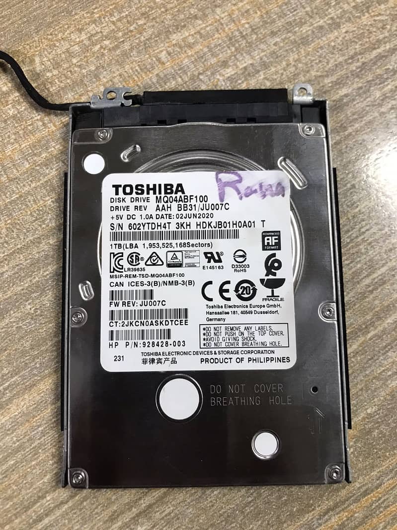 Toshiba HDD 1TB 2