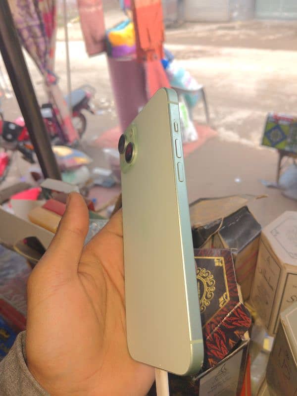 i phone 15 plus green color condition 9/10 1